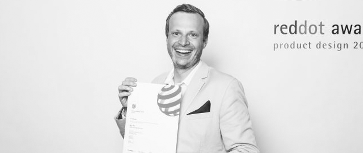 Bild Damian Holmer Red Dot Award